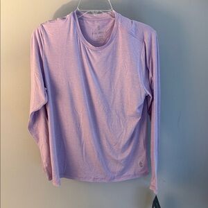 Free Country Lavender/Pastel Purple Long Sleeve Tee
